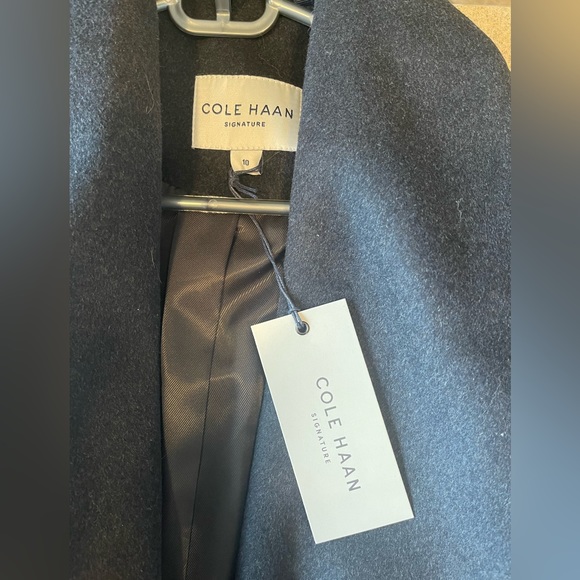 Cole Haan Women's Belted Wrap Coat - Size: 10 - Picture 4 of 8